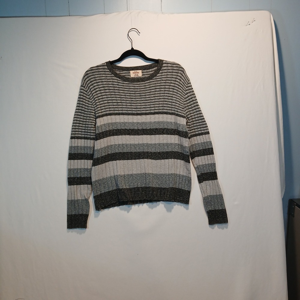 VTG M Fiorlini International striped sweater cottage academia librarian classic